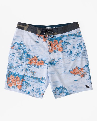 Billabong Sundays Lo Tide Boardshorts 19" Světle Blankyt | NGDQBP-586