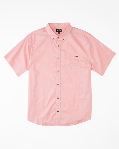 Billabong Sundays Mini Krátké Sleeve Shirt Blush | BNYLFO-703