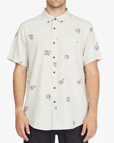 Billabong Sundays Mini Krátké Sleeve Shirt Oatmeal Heather | TDWNKG-952