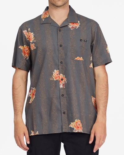 Billabong Sundays Vacay Krátké Sleeve Shirt Mud | GCMRIZ-394