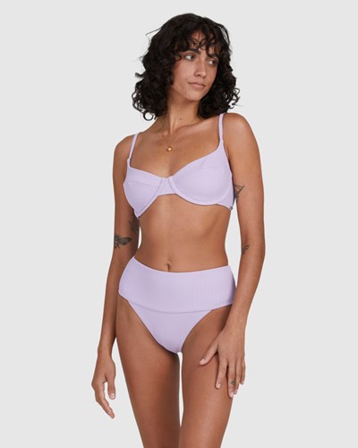 Billabong Sunrays Nova DD Bralette Bikiny Top Lilac | HEBRCL-820