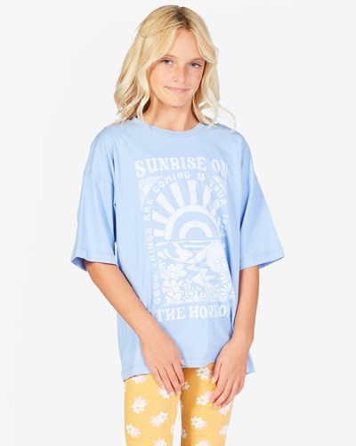 Billabong Sunrise Horizon Boyfriend T-Shirt Blankyt | UINMFA-082