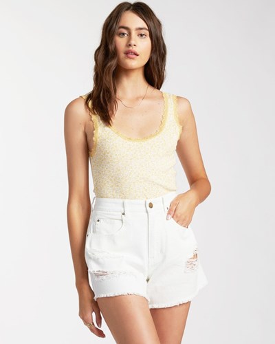 Billabong Sweet Days Tank Top Golden Hour | LHNVYS-967