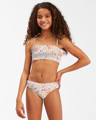 Billabong Sweet Dreamer Smocked Bikiny Set Multi | CZVNPF-382