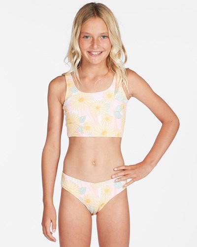 Billabong Sweet Sunset Long Tank Bikiny Set Multi | OUCKGJ-869