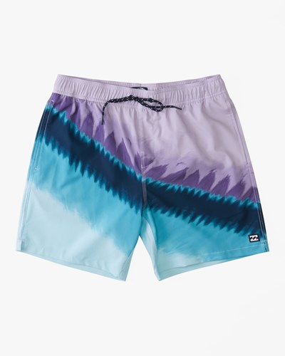 Billabong T Street Layback Boardshorts 17" Aqua | IKAPUX-319