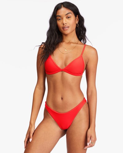 Billabong Tanlines Ceci Triangle Bikiny Top Hot Pepper | RHPFIY-632