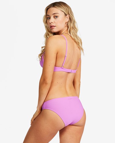 Billabong Tanlines Lowrider Bikiny Bottoms Bright Orchid | TCJIMD-856