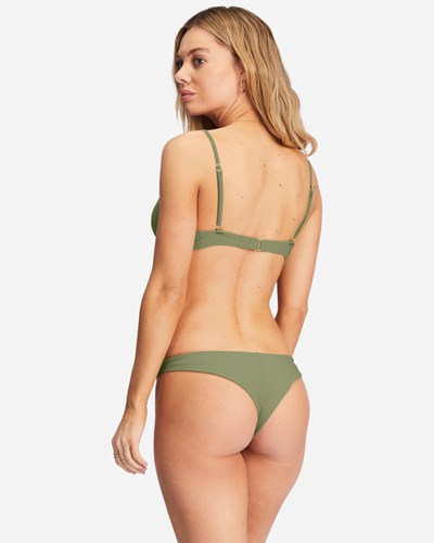 Billabong Tanlines Tanga Bikiny Bottoms Avocado | QFBCRW-673