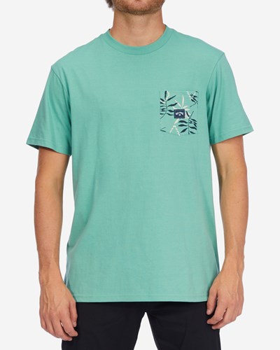 Billabong Team Pocket T-Shirt Zelene | DXARLW-813