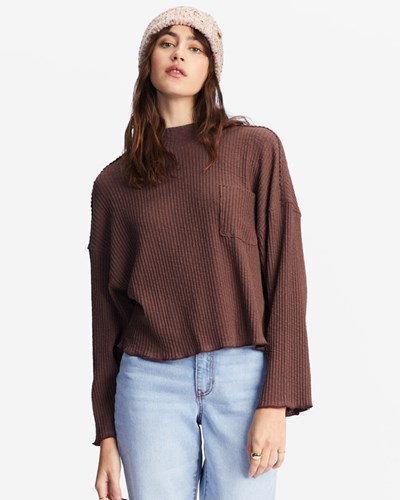 Billabong The Saturday Tee Knit Top Teak | OMCVGT-091