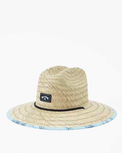 Billabong Tides Print Straw Lifeguard Hat Marine | BUYCRM-164