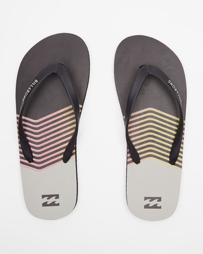 Billabong Tides Slip-On Sandals Black/Grey | IRXUGC-159