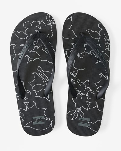 Billabong Tides Slip-On Sandals Černé Bílé | SWDIFH-903