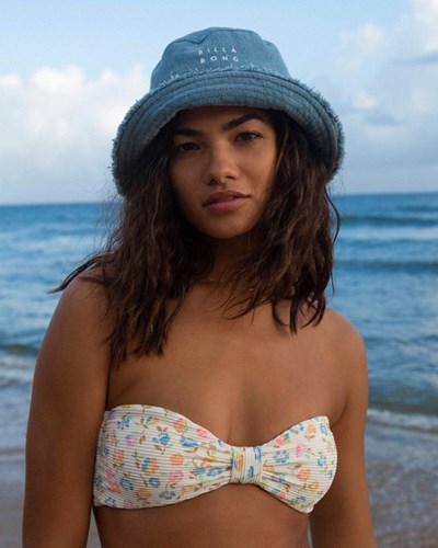 Billabong Tomorrow Bucket Hat Washed Denim | LSPGRZ-142
