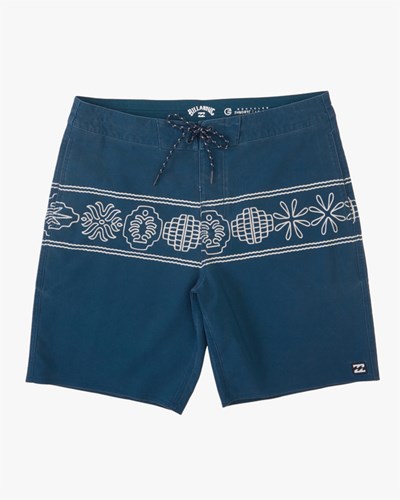 Billabong Tribong Lo Tide Boardshorts 19" Tmavě Blankyt | OXTVPR-064
