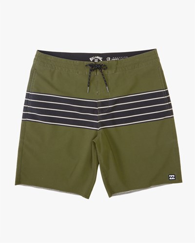 Billabong Tribong Lo Tide Boardshorts 19" Military | XZWIJU-724