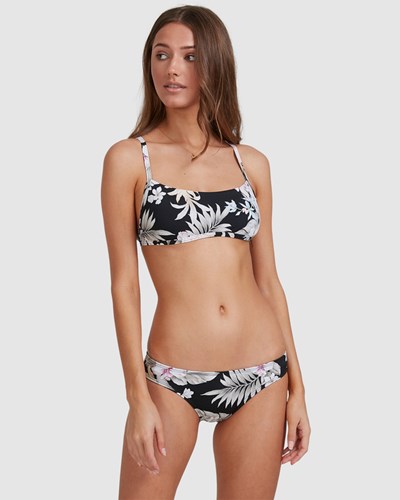 Billabong Tropicool Billie Bralette Bikiny Top Černé | XLRZEJ-896