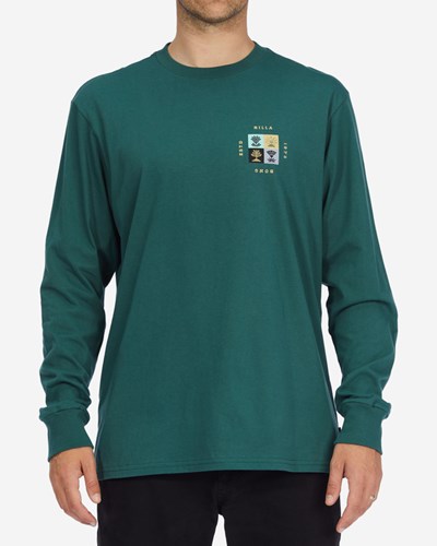 Billabong Unison Long Sleeve T-Shirt Cypress | BYZIQE-597