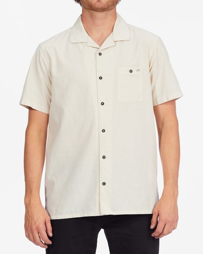 Billabong Vacay All Day Krátké Sleeve Shirt Natural | JYVKBG-357