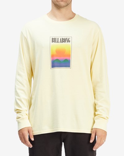 Billabong Vista Wave Washed Long Sleeve T-Shirt Žluté | YMZDWK-746
