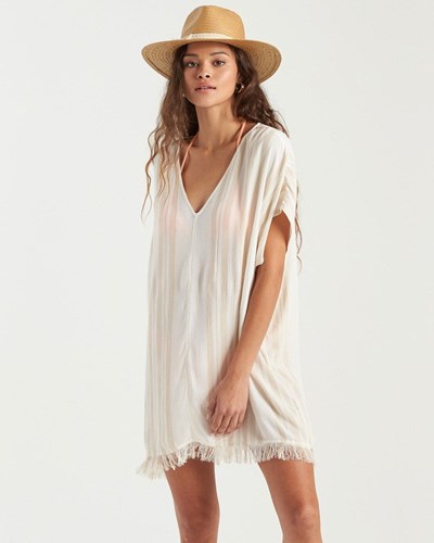 Billabong Walk Away Tunic Top Salt Crystal | KQIFMX-619