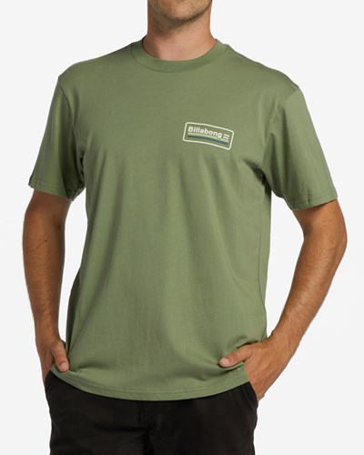Billabong Walled Krátké Sleeve T-Shirt Sage | VWKDBF-179