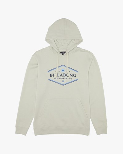 Billabong Walled Pullover Hoodie Cloud | UVJZNP-218
