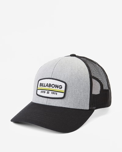 Billabong Walled Trucker Hat Black/Grey | ONBZXK-195