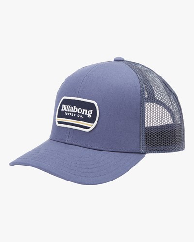 Billabong Walled Trucker Hat Denim | OMNYTS-401