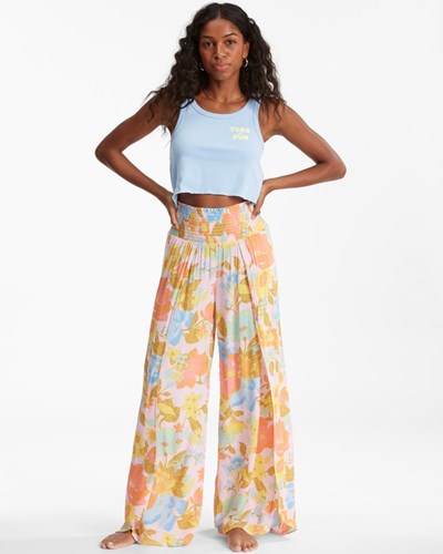Billabong Wandering Soul 2 Široké-Leg Pants Sorbet | NKFQGY-568