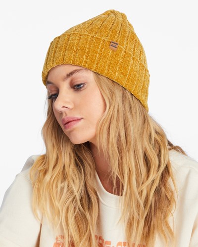 Billabong Warm Up Knit Beanie Golden Spice | CASIKL-412