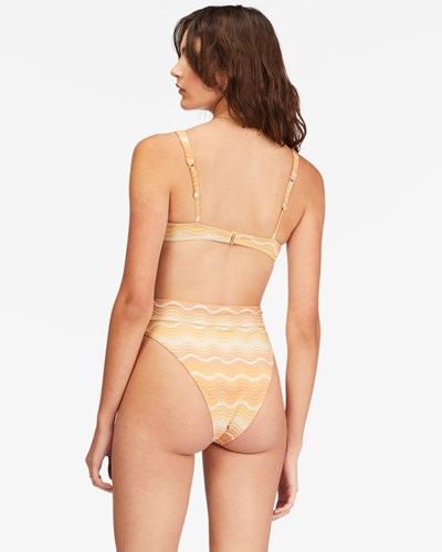 Billabong Wave Hello Rise Bikiny Bottoms Multi | BNZUMO-728