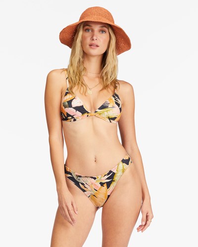 Billabong Wave Tribe Ceci Triangle Bikiny Top Jungle Night | GTQXUF-504