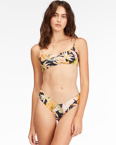 Billabong Wave Tribe Mini Crop Bikiny Top Jungle Night | UEDJKN-456