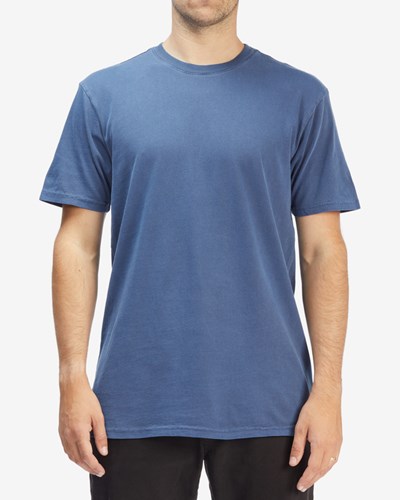 Billabong Wave Washed Krátké Sleeve T-Shirt Tmavě Blankyt | ARDSGC-817