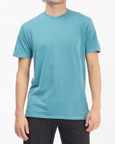 Billabong Wave Washed Krátké Sleeve T-Shirt Blankyt | GVQOEZ-062