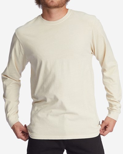 Billabong Wave Washed Long Sleeve T-Shirt Bone | IYHXUB-325