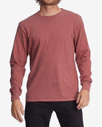Billabong Wave Washed Long Sleeve T-Shirt Růžové | YZGIFX-350
