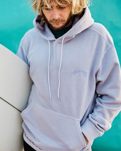 Billabong Wave Washed Organic Pullover Hoodie Šedé | KZYOIA-613