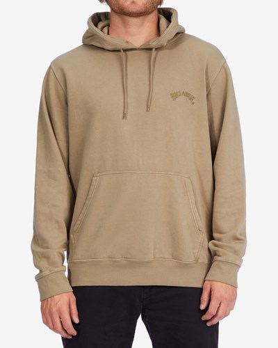 Billabong Wave Washed Pullover Hoodie Military | VAWPCE-152
