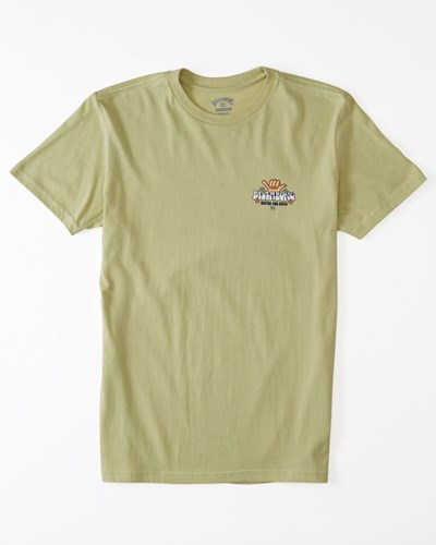Billabong Waves For Days Krátké Sleeve T-Shirt Světle | JIATKM-281