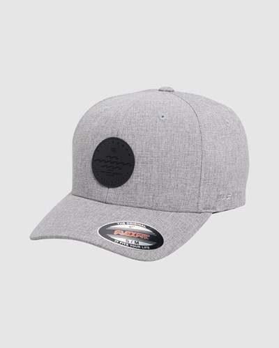 Billabong Wavy Davy Heatherlight Flexfit Hat Tmavě Šedé | YEXUTZ-015