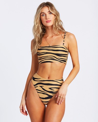 Billabong Wild Groove Sunny Tube Bikiny Top Zlaté | PJVWIY-426