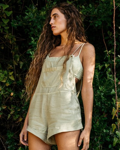 Billabong Wild Pursuit Romper Avocado | IXSBQM-671