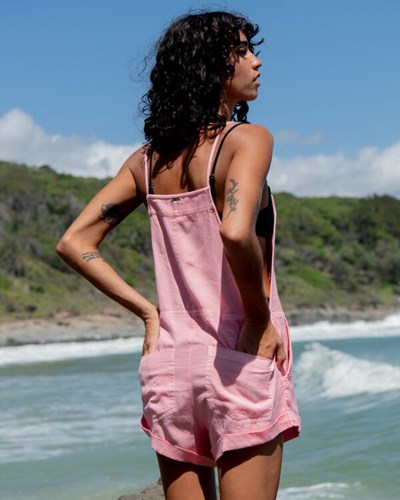 Billabong Wild Pursuit Romper Růžové | ILMTOU-986