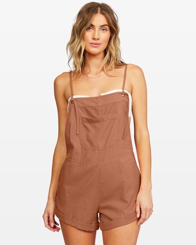 Billabong Wild Pursuit Romper Sunburnt | PTYCBX-657