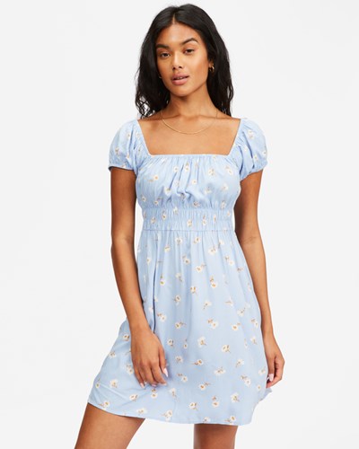 Billabong Wildflower Mini Šaty Rain Drop | NJIVOG-602