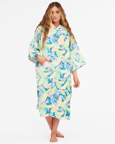 Billabong Women's S Kapucí Towel Marine Tropic | IMTSKC-702