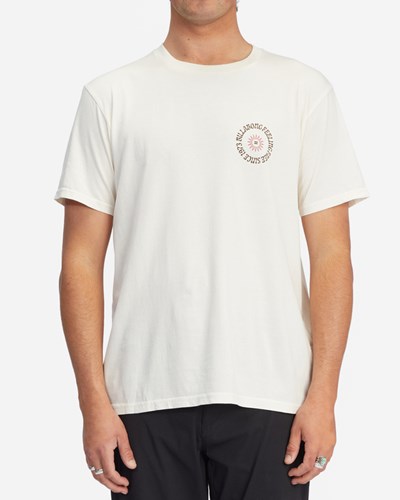Billabong Worshipper Wave Washed Krátké Sleeve T-Shirt Bílé | DTASEK-905